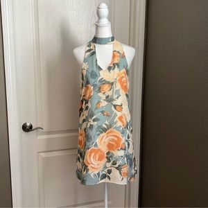 Lulu’s Floral Halter Dress Size Small